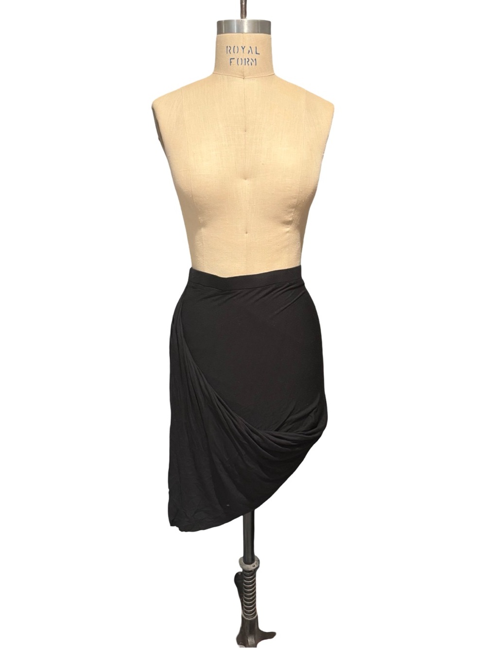 Banana Republic Black pencil Ruched Side Skirt